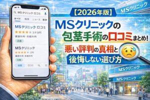 【2026年版】ＭＳクリニックの包茎手術の口コミまとめ！悪い評判の真相と後悔しない選び方