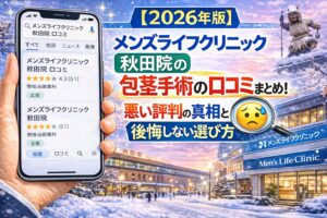 【2026年版】メンズライフクリニック秋田院の包茎手術の口コミまとめ！悪い評判の真相と後悔しない選び方