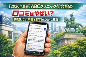 【2026年4月最新】ABCクリニック仙台院の口コミはやばい?失敗しない料金と評判を5分で解説
