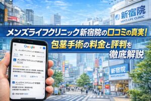【2026年版】メンズライフクリニック新宿院の口コミの真実！包茎手術の料金と評判を徹底解説