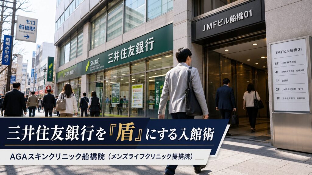 三井住友銀行を「盾」にする入館術
