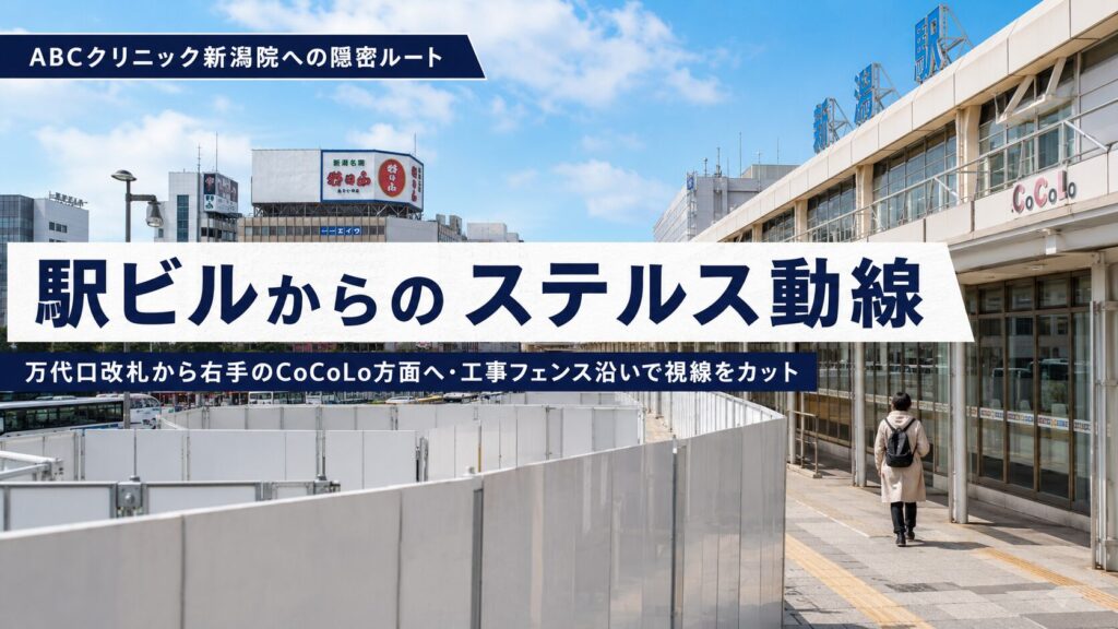駅ビルからのステルス動線