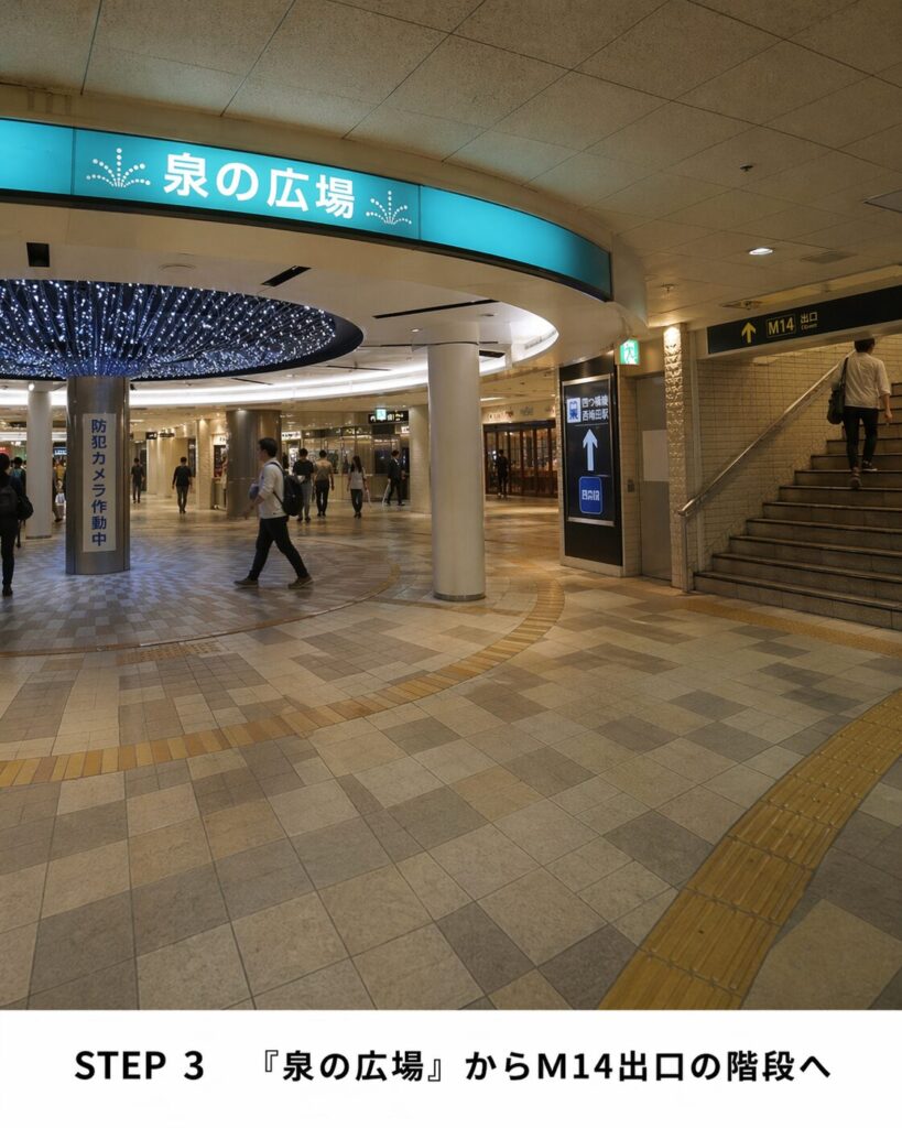 梅田エリアのABCクリニック梅田院への具体的な隠れルートの解説