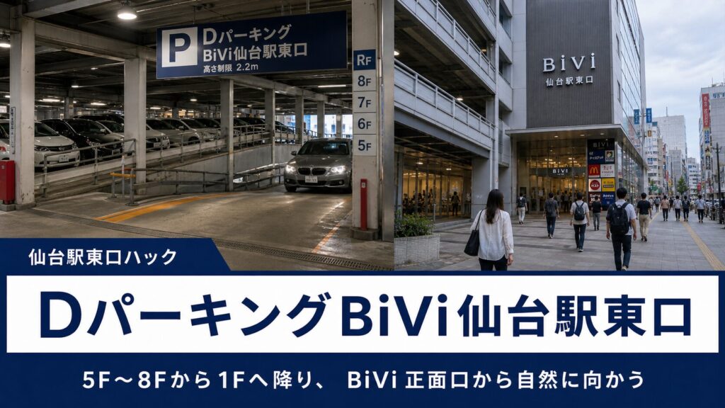 DパーキングBiVi仙台駅東口：