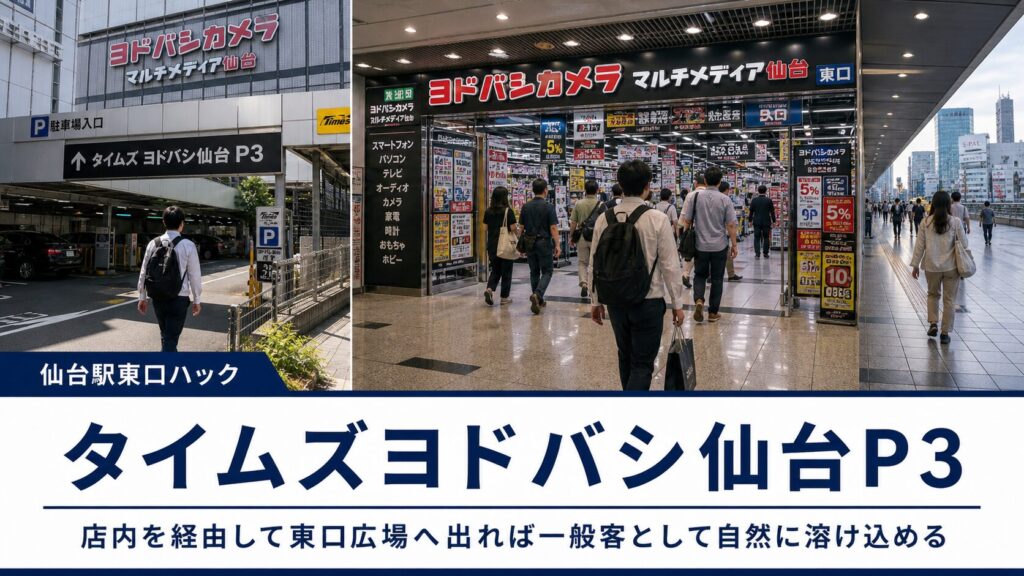 タイムズヨドバシ仙台P3：