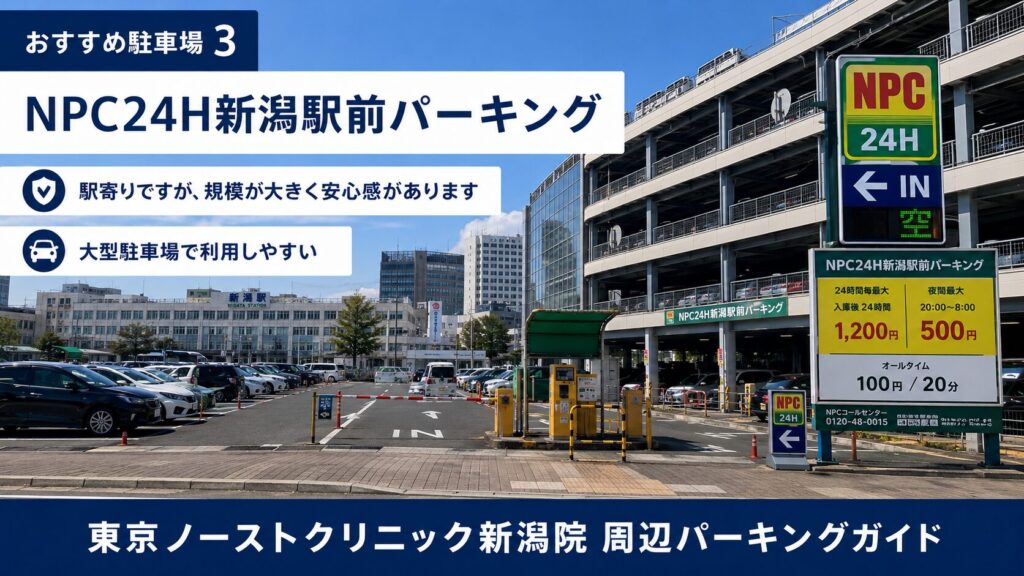 NPC24H新潟駅前パーキング：